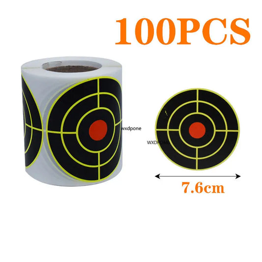 Reactive Target Stickers 7.50cm Self-Adhesive
